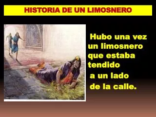 historia de un limosnero