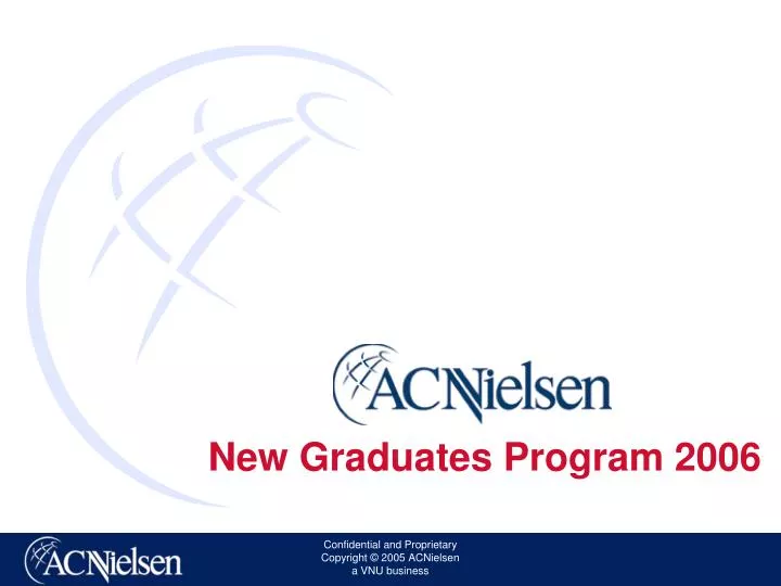 new graduates program 2006