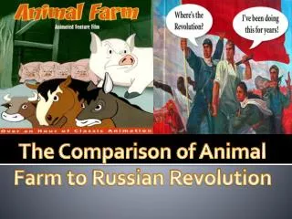 The Comparison of Animal Farm to Russian Revolution