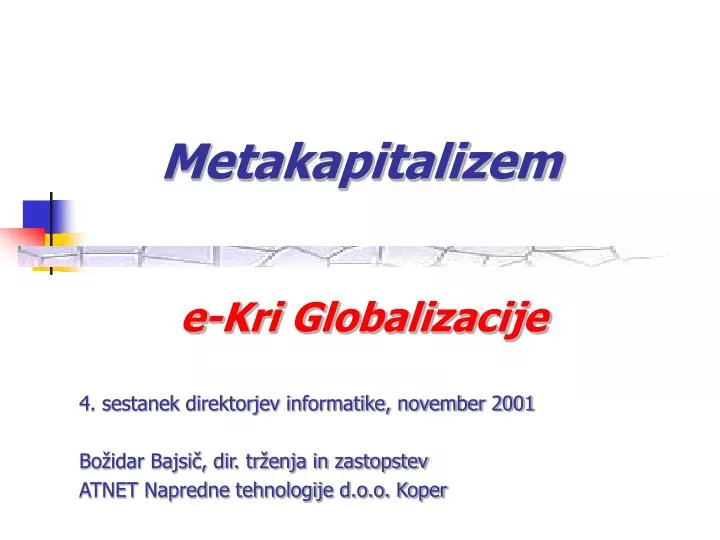 metakapitalizem