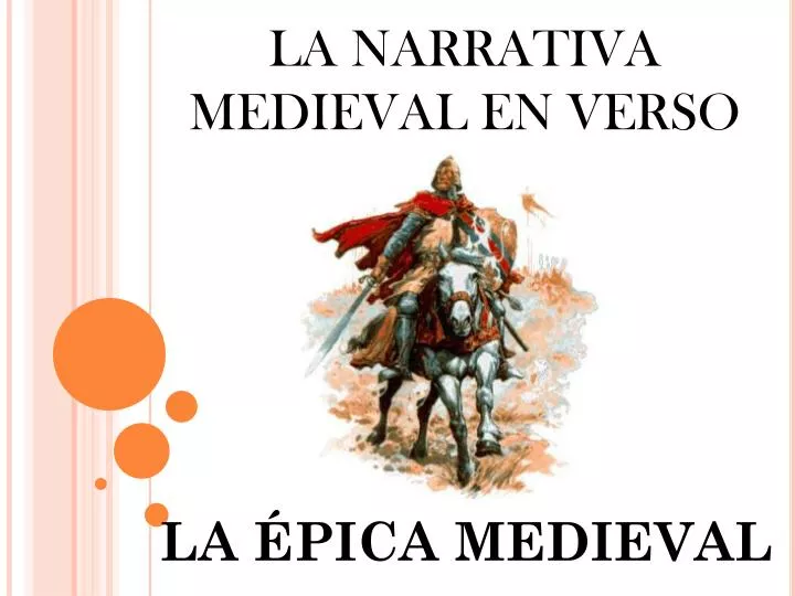 la narrativa medieval en verso