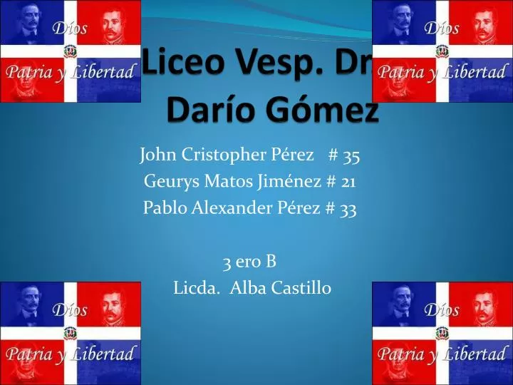 liceo vesp dr dar o g mez