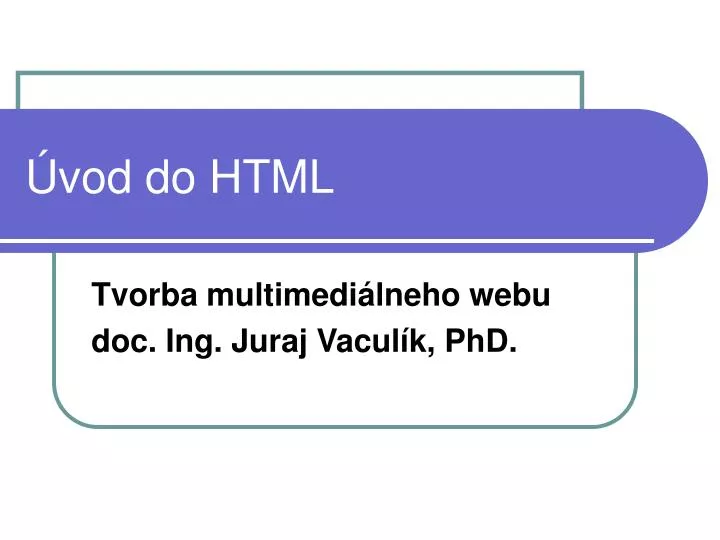 vod do html