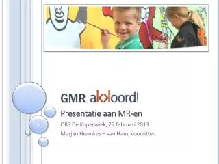presentatie aan mr en