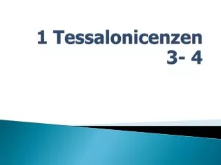 1 tessalonicenzen 3 4