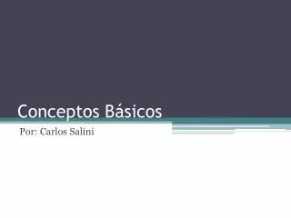 conceptos b sicos