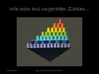 wie man aus ungeraden zahlen