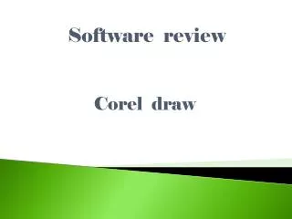 software review corel draw