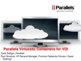 Parallels Virtuozzo Containers for VDI