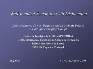 Well-founded Semantics with Disjunction