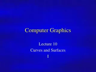 Computer Graphics