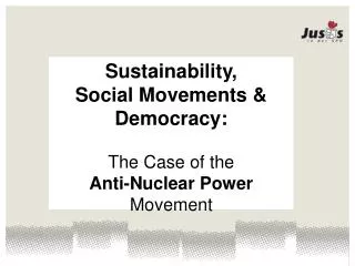 Sustainability, Social Movements &amp; Democracy: The Case of the Anti-Nuclear Power Movement