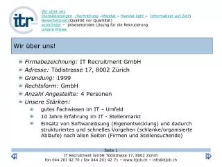 wir ber uns