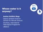 Addressing the Global Water Crisis: Awareness, Management, and Future Directions - slide 1