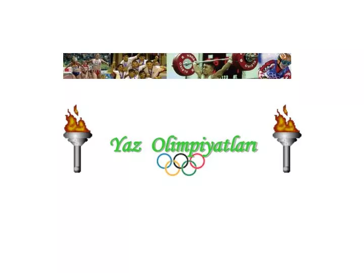 yaz olimpiyatlar