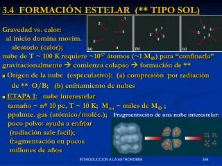 3 4 formaci n estelar tipo sol