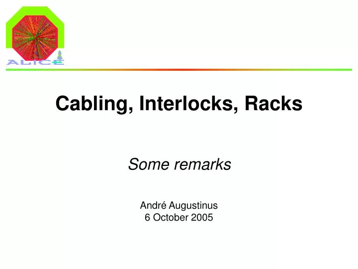 cabling interlocks racks