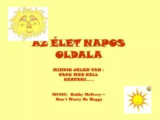 az let napos oldala