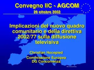 convegno iic agcom 29 ottobre 2002