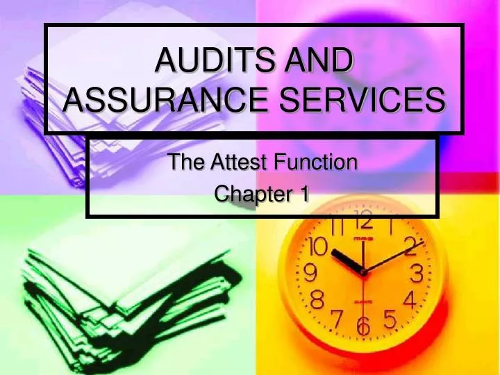 audits and assurance services