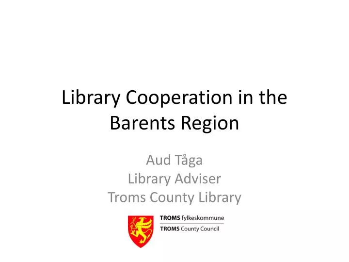 library cooperation in the barents region