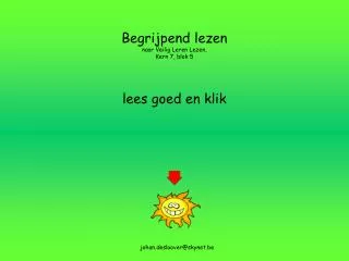 begrijpend lezen naar veilig leren lezen kern 7 blok 5