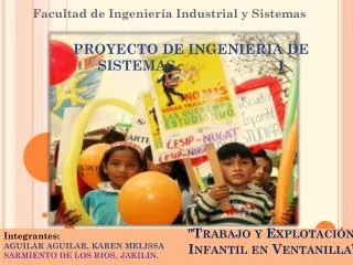 trabajo y explotaci n infantil en ventanilla