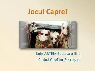 jocul c aprei