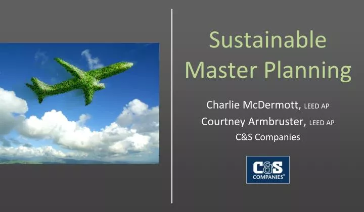 sustainable master planning