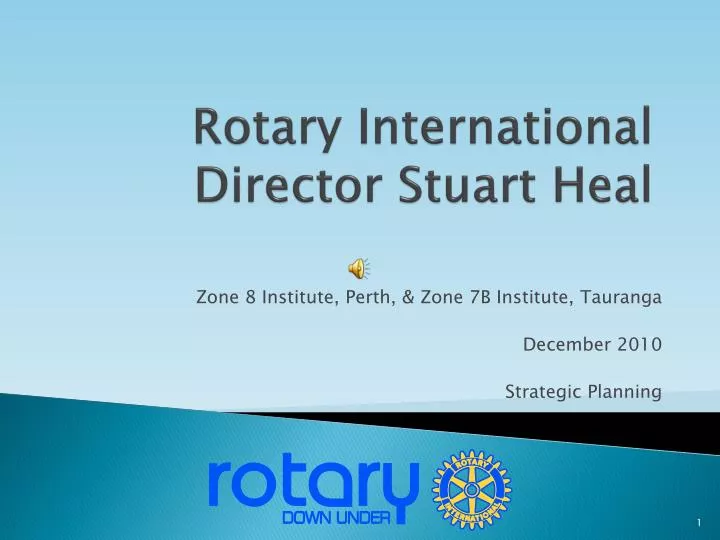 rotary international director stuart heal
