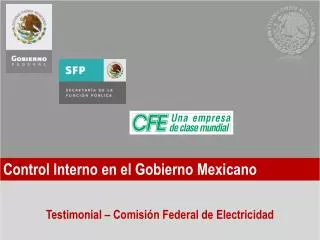 control interno en el gobierno mexicano