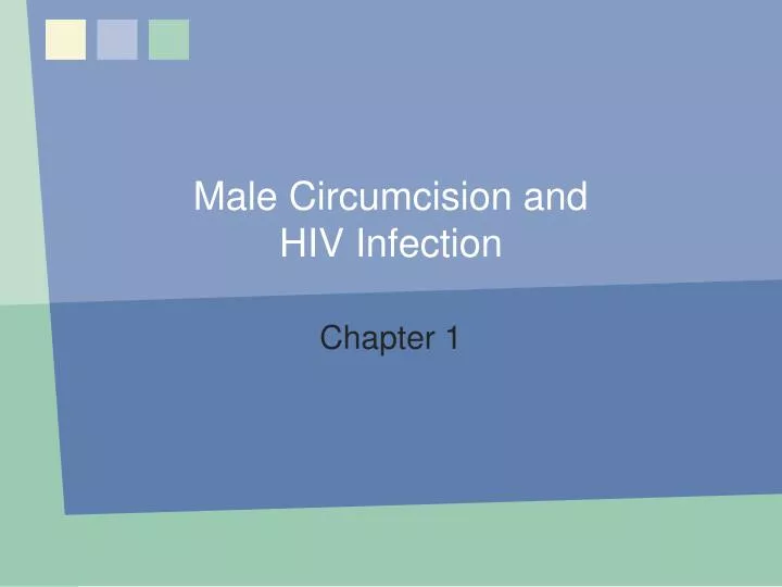 male circumcision and hiv infection