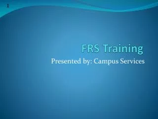 FRS Training