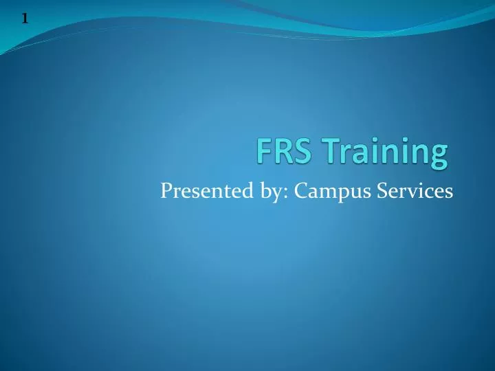 frs training