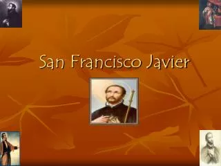 san francisco javier