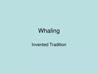 whaling