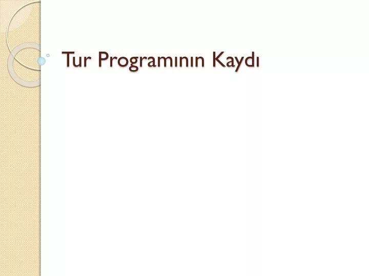 tur program n n kayd