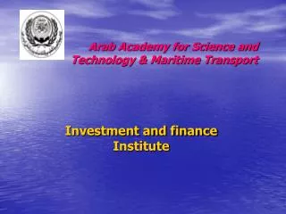 Investment and finance Institute