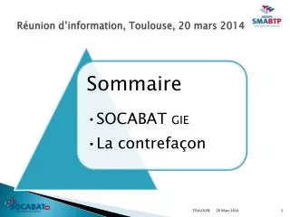 r union d information toulouse 20 mars 2014