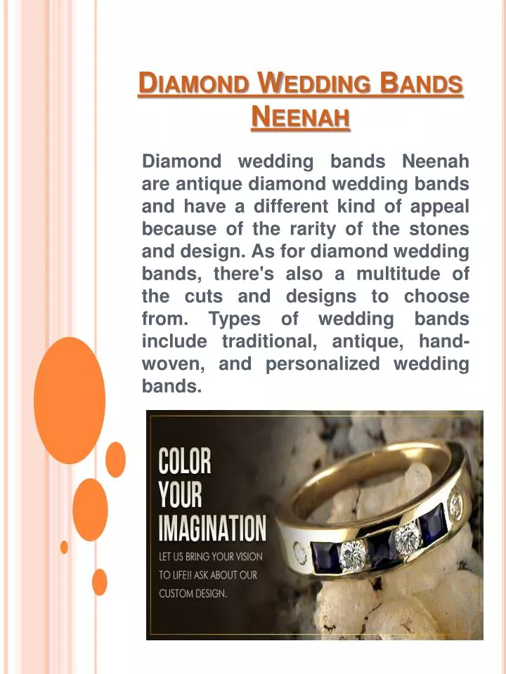diamond wedding bands neenah