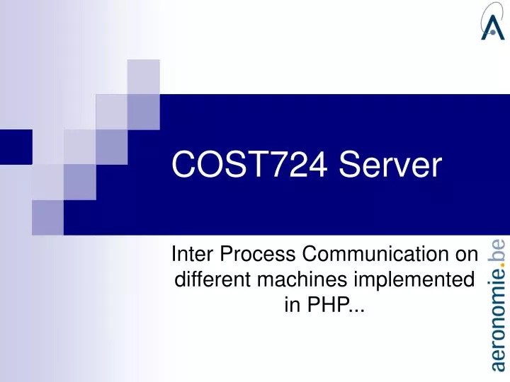 cost724 server