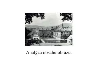 anal za obsahu obrazu