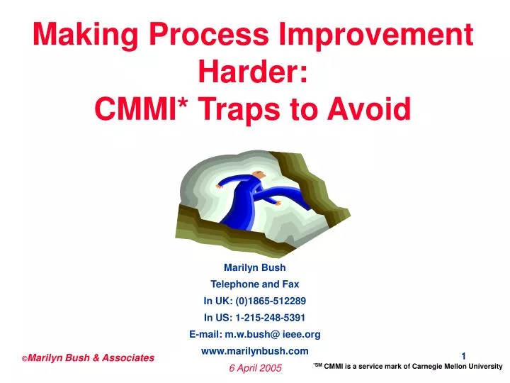 making process improvement harder cmmi traps to avoid