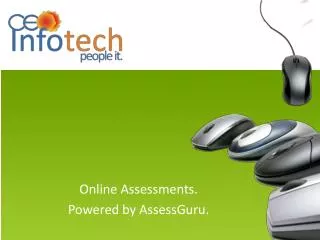 Online Assessments. Powered by AssessGuru.