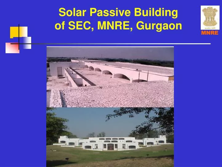 solar passive building of sec mnre gurgaon