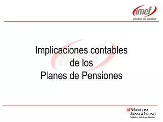 implicaciones contables de los planes de pensiones