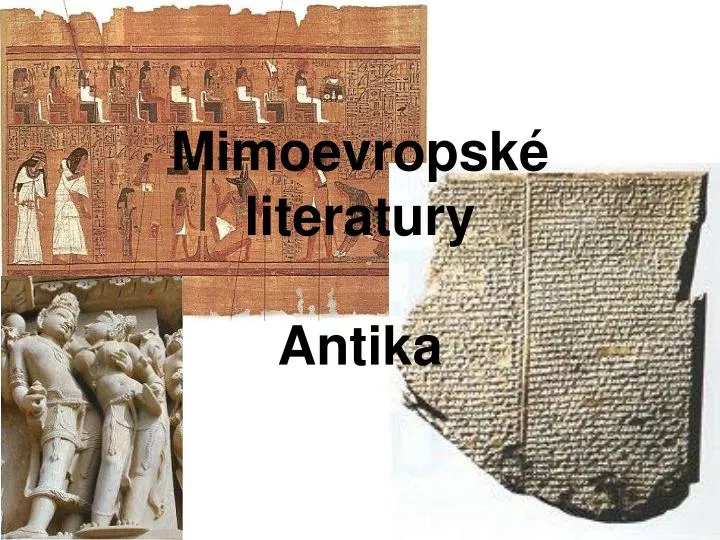 mimoevropsk literatury antika