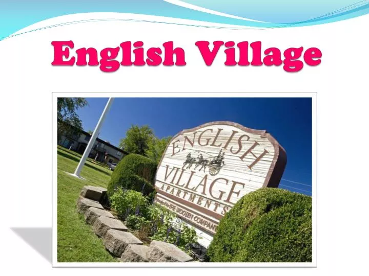 english village