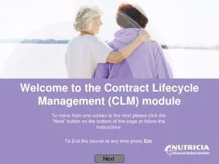 Welcome to the Contract Lifecycle Management (CLM) module