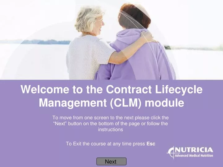 welcome to the contract lifecycle management clm module